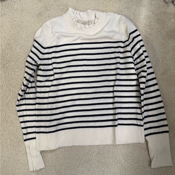 LOFT Striped Sweater - Picture 1 of 2